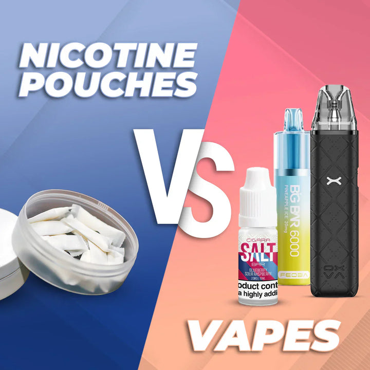 Vapes vs Nicotine Pouches