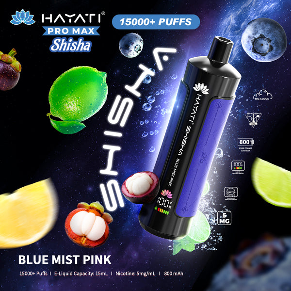 Hayati Pro Max Shisha 15000+ Puff Vape