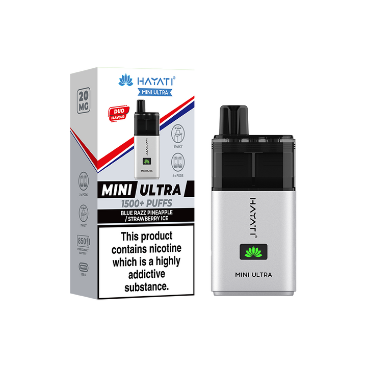Hayati Mini Ultra 1500+ Puffs  Compliant Post June 1st