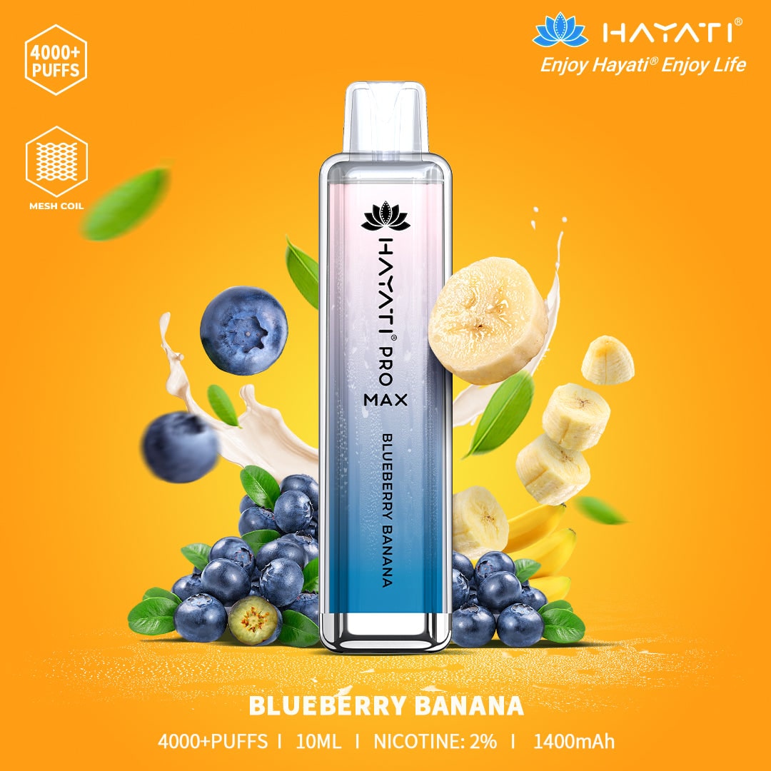 Hayati Pro Max Disposable 4000+ puffs 20MG