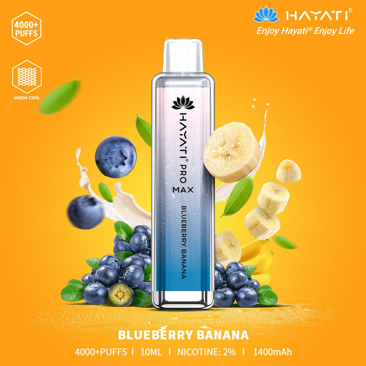 Hayati Pro Max Disposable 4000+ puffs 0MG