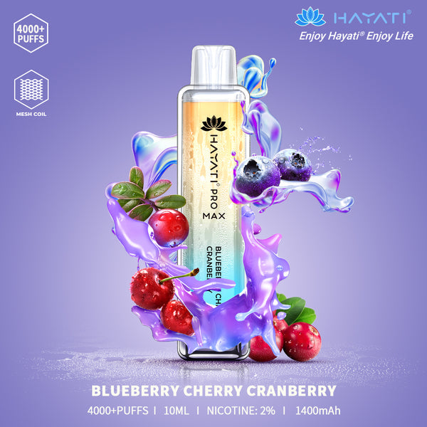 Hayati Pro Max Disposable 4000+ puffs 20MG