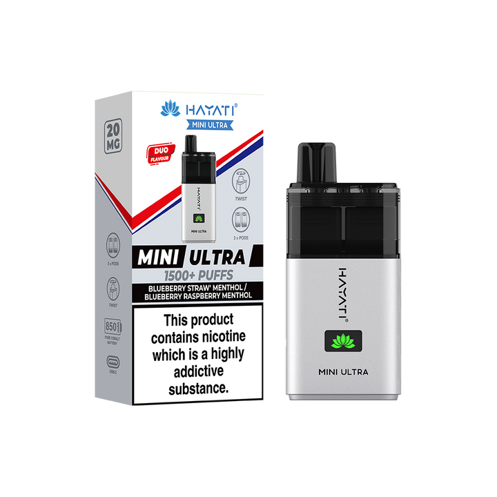 Hayati Mini Ultra 1500+ Puffs  Compliant Post June 1st