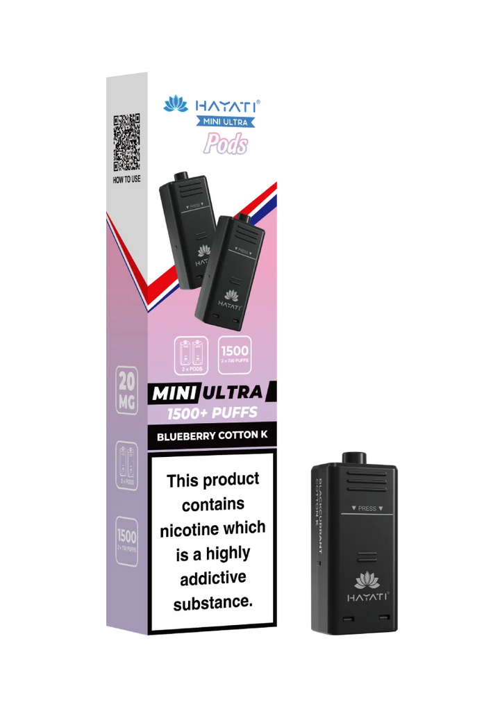 Hayati Mini Ultra 1500 Prefilled Pods