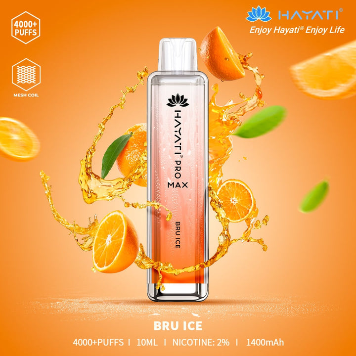 Hayati Pro Max Disposable 4000+ puffs 0MG
