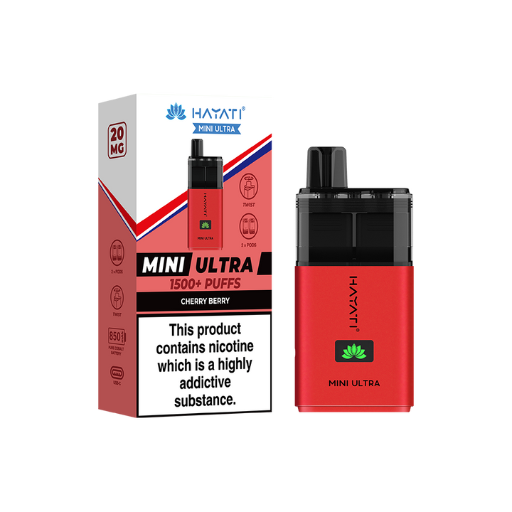 Hayati Mini Ultra 1500+ Puffs  Compliant Post June 1st