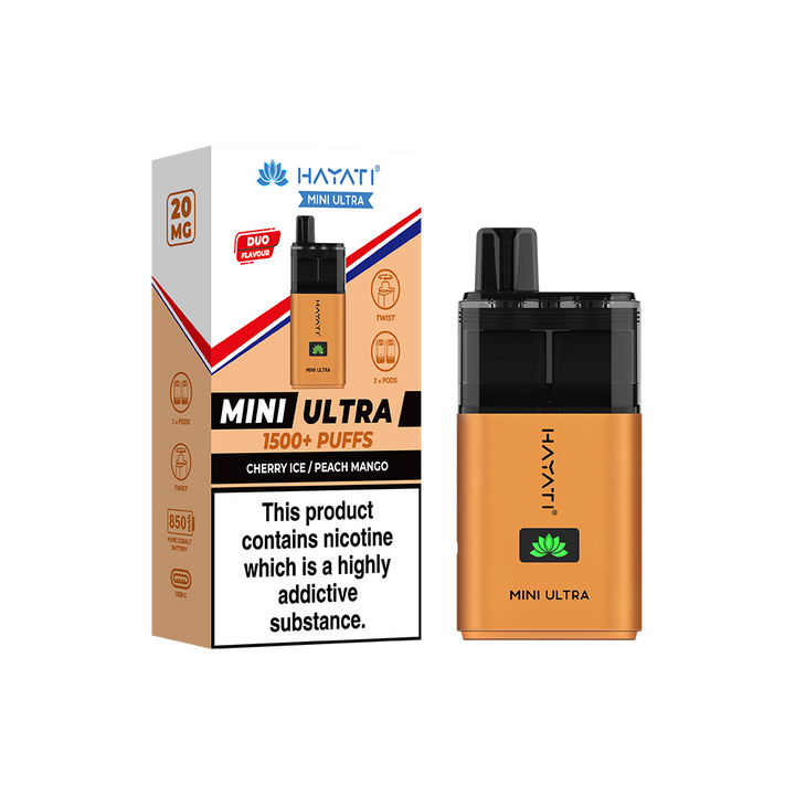 Hayati Mini Ultra 1500+ Puffs  Compliant Post June 1st