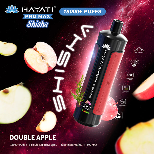 Hayati Pro Max Shisha 15000+ Puff Vape