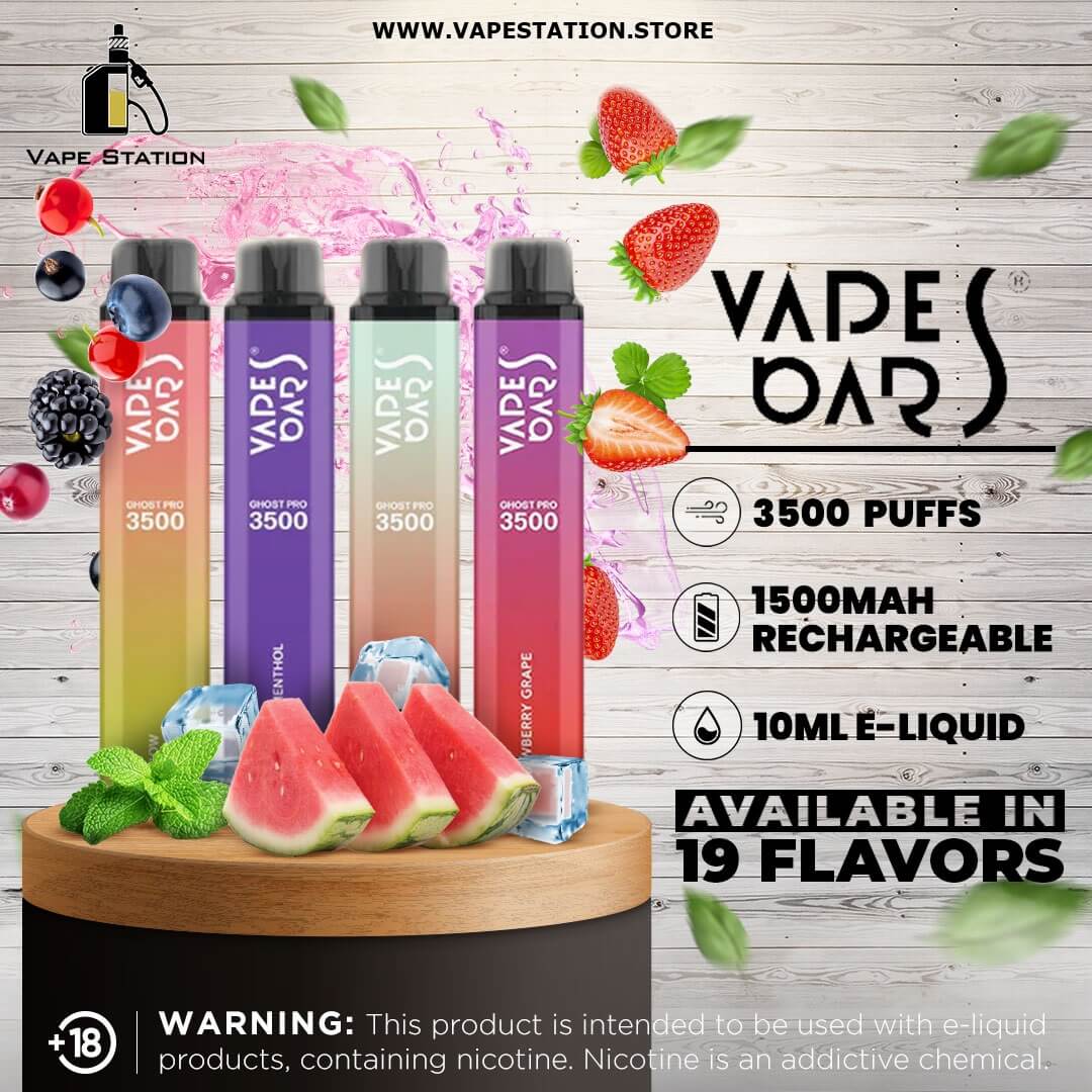 Vapes Bars Ghost Pro 3500 Puffs 20MG UAE