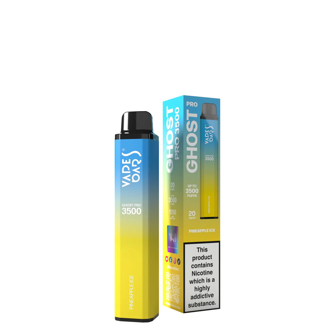 Vapes Bars Ghost Pro 3500 Puffs 20MG UAE