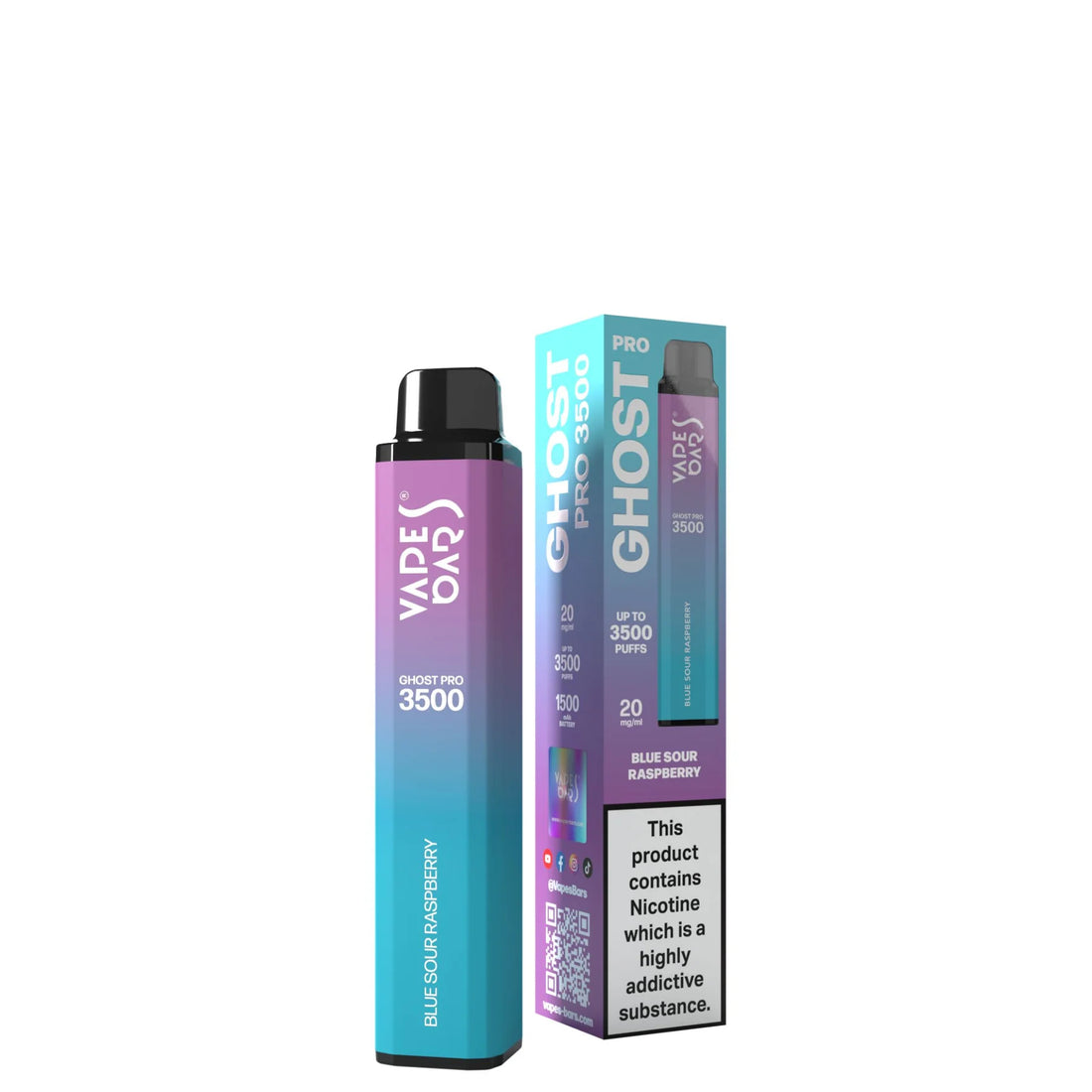Vapes Bars Ghost Pro 3500 Puffs 20MG UAE