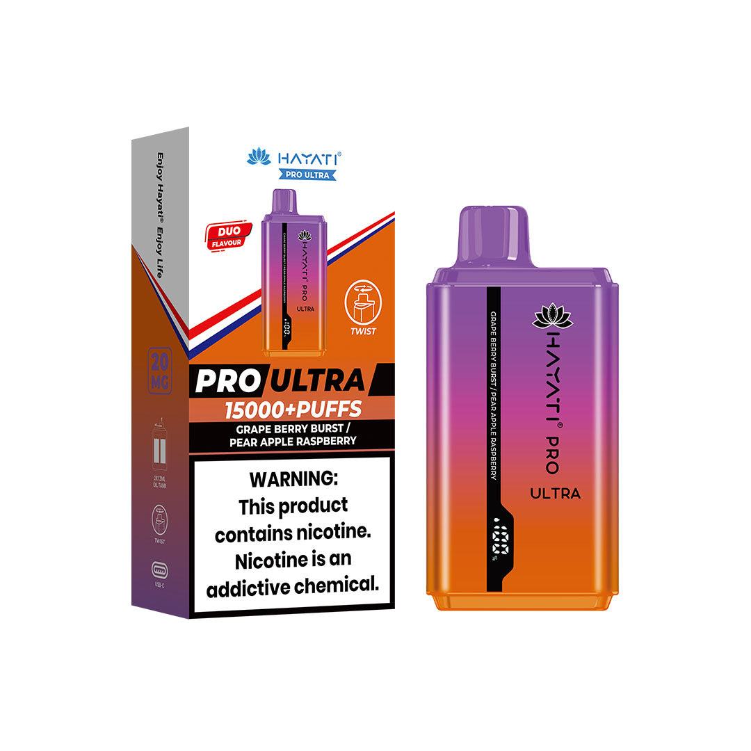 Hayati Pro Ultra 15000+ Puff 20MG