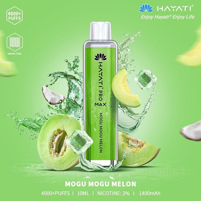 Hayati Pro Max Disposable 4000+ puffs 0MG