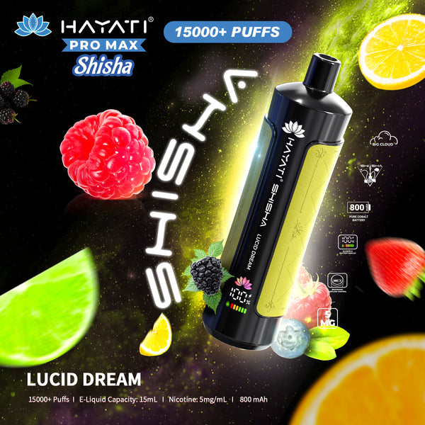 Hayati Pro Max Shisha 15000+ Puff Vape