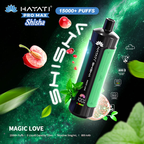 Hayati Pro Max Shisha 15000+ Puff Vape