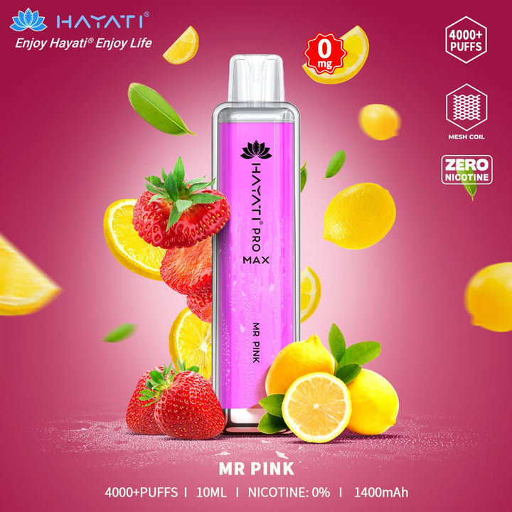 Hayati Pro Max Disposable 4000+ puffs 0MG