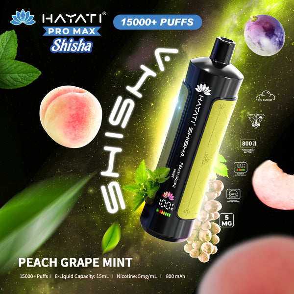Hayati Pro Max Shisha 15000+ Puff Vape
