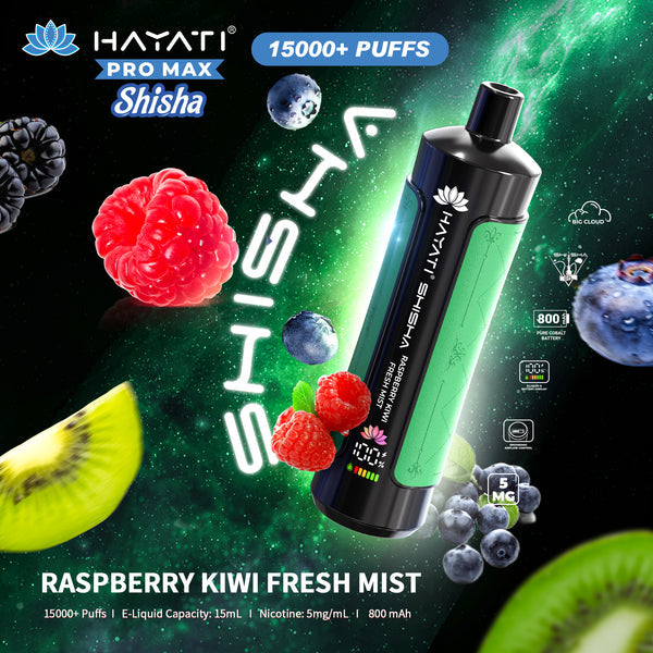 Hayati Pro Max Shisha 15000+ Puff Vape