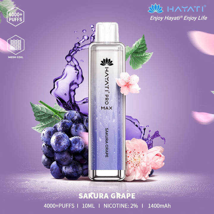 Hayati Pro Max Disposable 4000+ puffs 0MG