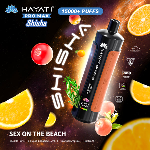 Hayati Pro Max Shisha 15000+ Puff Vape