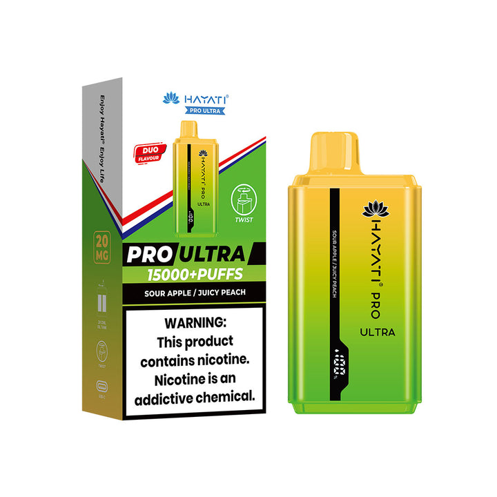 Hayati Pro Ultra 15000+ Puff 0MG