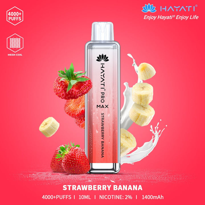 Hayati Pro Max Disposable 4000+ puffs 0MG