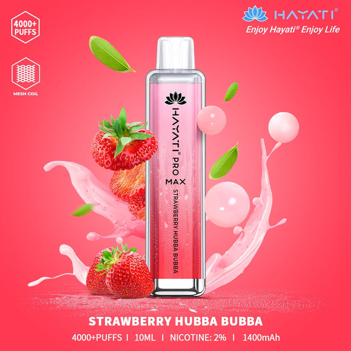 Hayati Pro Max Disposable 4000+ puffs 0MG