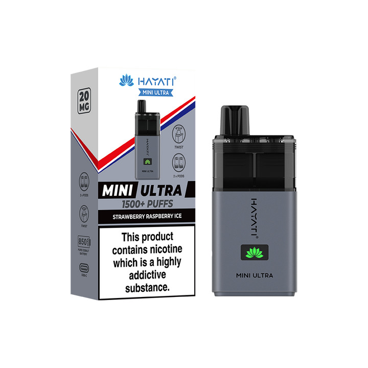 Hayati Mini Ultra 1500+ Puffs  Compliant Post June 1st