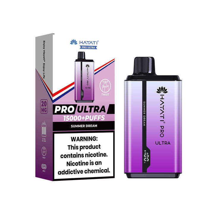 Hayati Pro Ultra 15000+ Puff 0MG