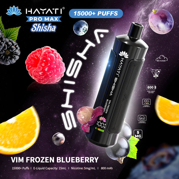 Hayati Pro Max Shisha 15000+ Puff Vape