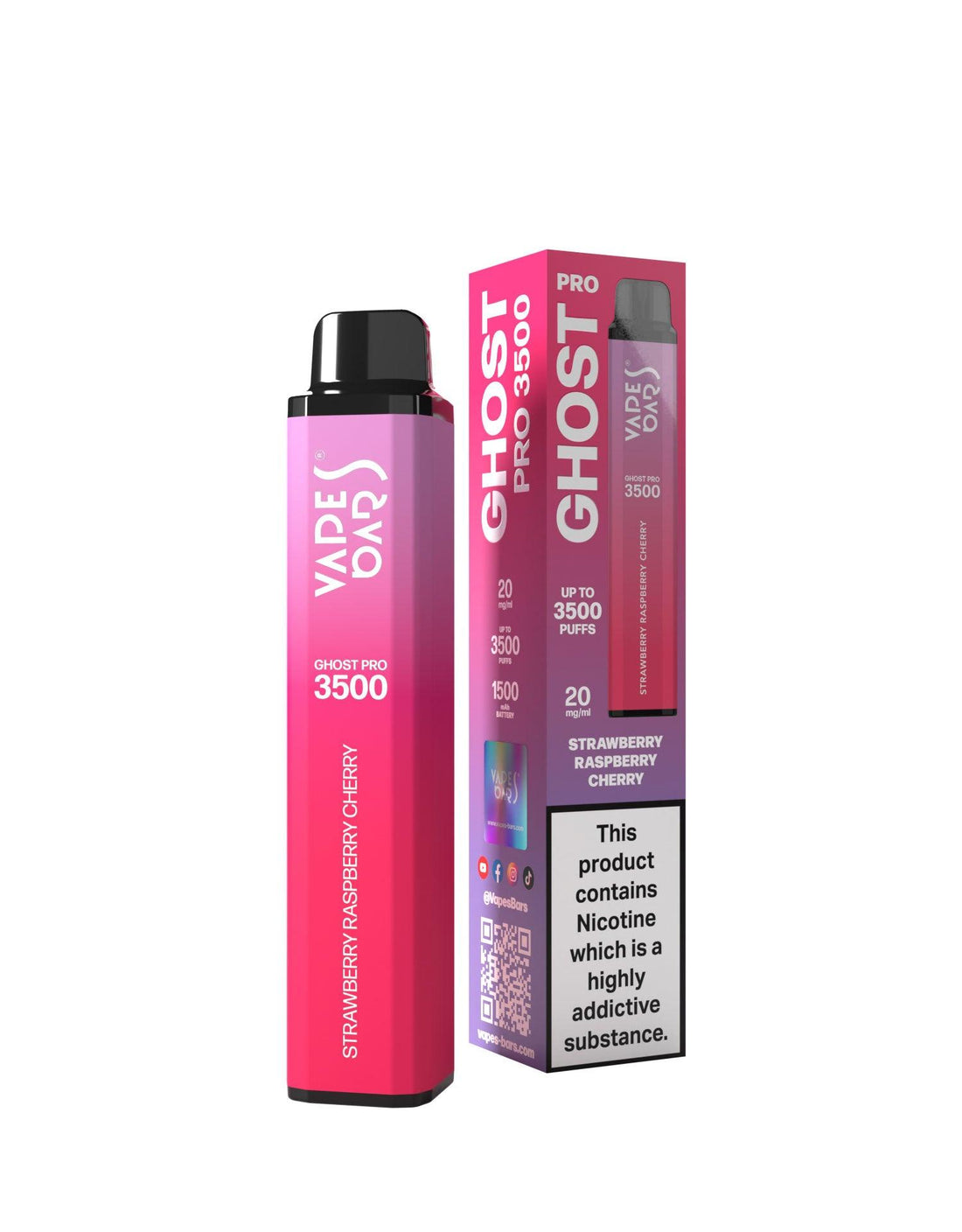 Vapes Bars Ghost Pro 3500 Puffs 20MG UAE