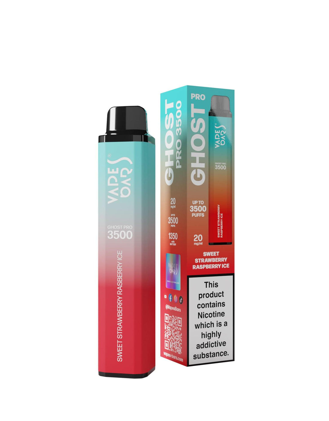 Vapes Bars Ghost Pro 3500 Puffs 20MG UAE